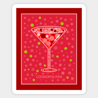 Cosmopolitan | Cocktail | Pop Art Sticker